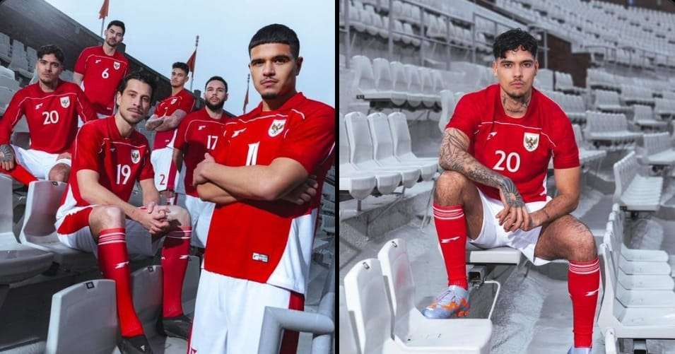 Erspo Launching Jersey Baru Timnas Indonesia Modelnya Pemain Diaspora