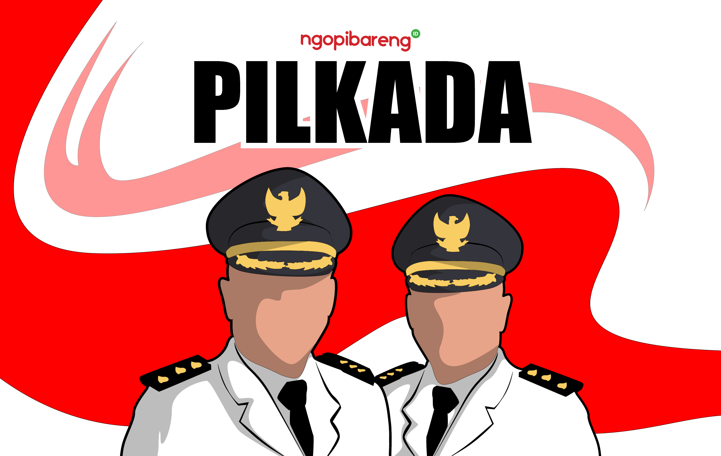 Pilkada Kabupaten Malang resmi diikuti dua pasangan calon bupati dan wakil bupati. M Sanusi-Lathifah Shohib dan Gunawan-Umar Usman. (Ilustrasi: Ngopibareng.id)