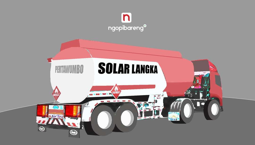 Ilustrasi truk tangki muat BBM milik Pertamina menyeruduk mobil dan motor hingga korban meninggal dunia berjumlah 10 orang. (Grafis: Fa Vidhi/Ngopibareng.id)