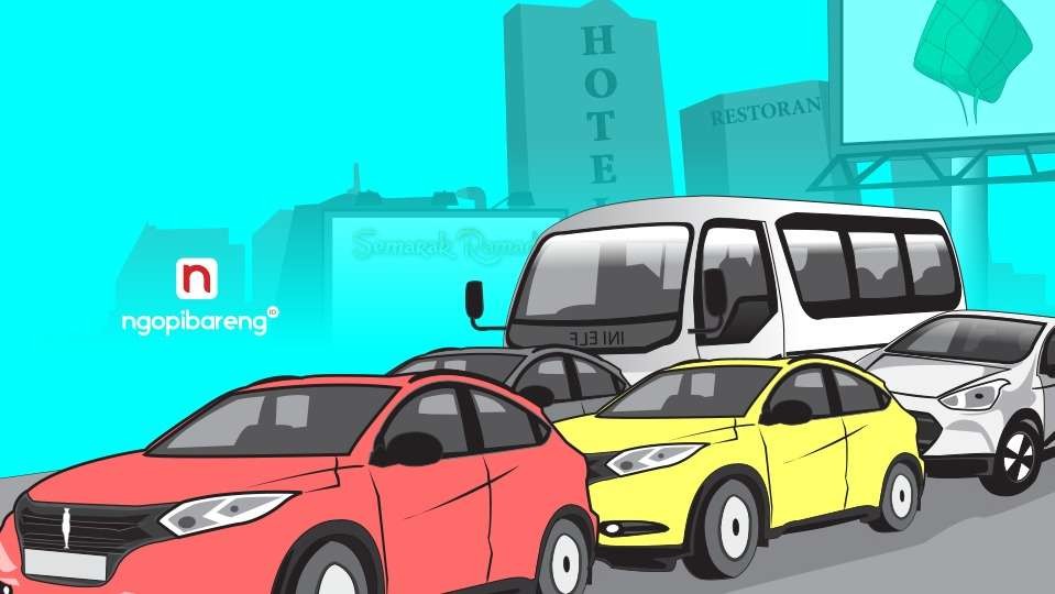 Smart City mengukur teknologi dan struktur sebuah kota, termasuk mobilitas lalu lintas. (Ilustrasi: Ngopibarengg.id)