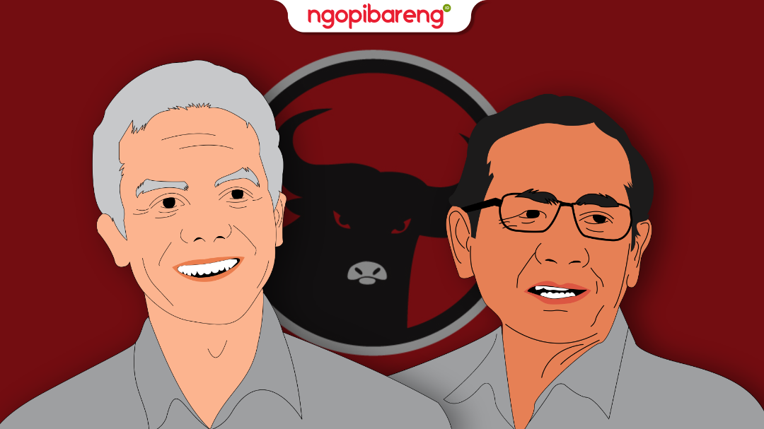 Bakal Calon Wakil Presiden Mahfud MD optimis basis massa pendukung dirinya dengan Ganjar Pranowo, di Jawa Timur kuat. (Ilustrasi: Ngopibareng.id)