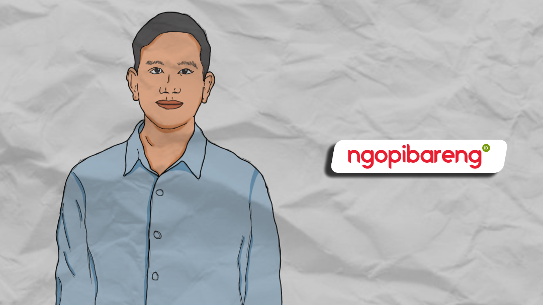 Jagat Twitter atau X ramai dengan tangkapan layar foto status akun Kaskus bernama Fufufafa. Gibran Rakabuming Raka merepons pertanyaan tentang akun. (Ilustrasi: Ngopibareng.id)