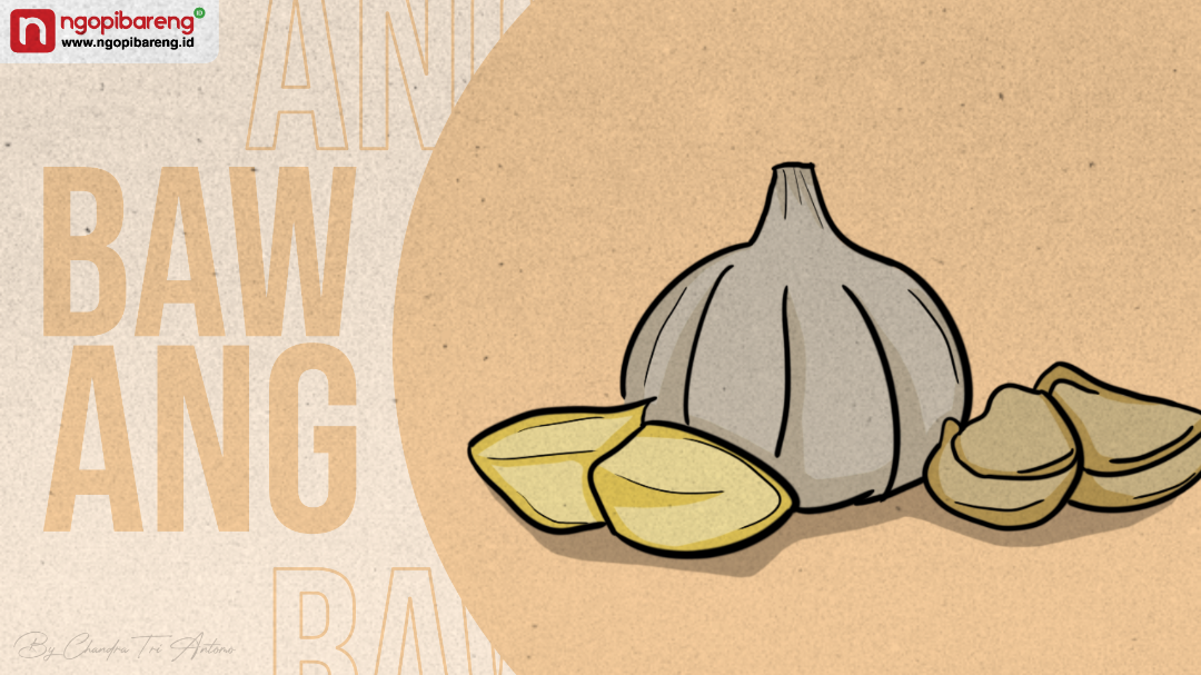 Harga bawang-bawang jenis apa saja ada kecenderungan naik meskipun Rp500 sampai Rp 1.000. (ilustrasi: Chandra Tri Antomo/Ngopibareng.id)