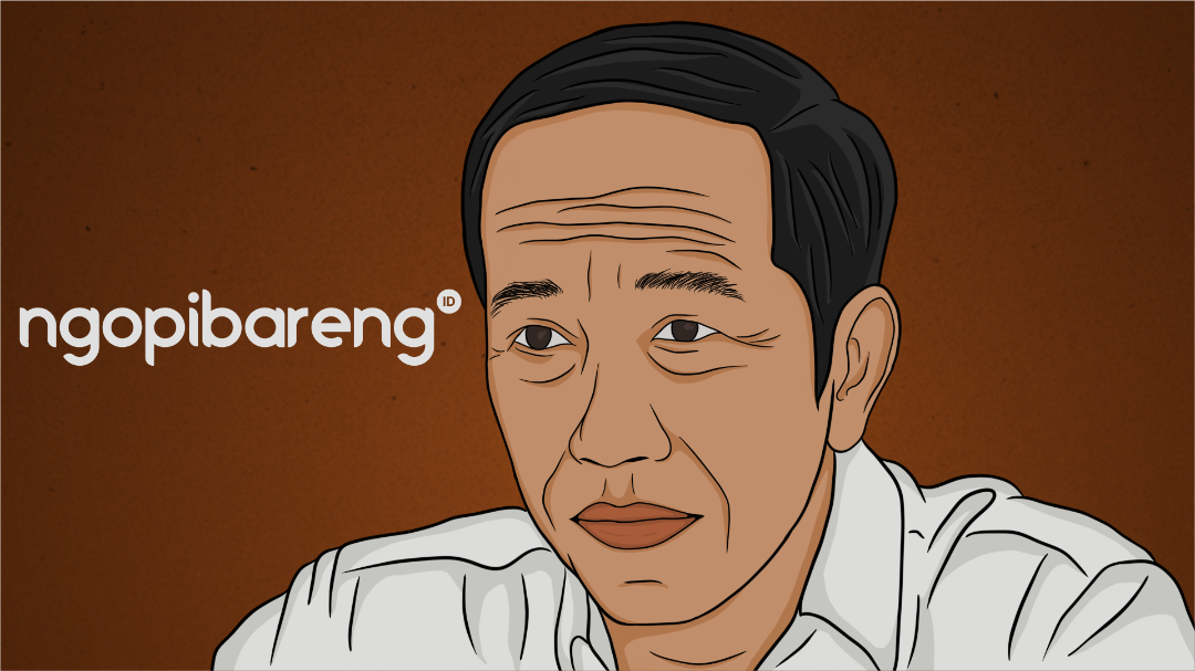 Ilustrasi untuk tulisan (“Framing”) Jokowi Korupsi. (Ngopibareng.Id)