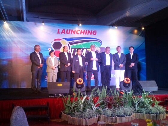 Launching Liga 3 yang berlangsung di Hotel Garden Palace, Surabaya, Minggu (30/4). (foto: ngopibareng.id)