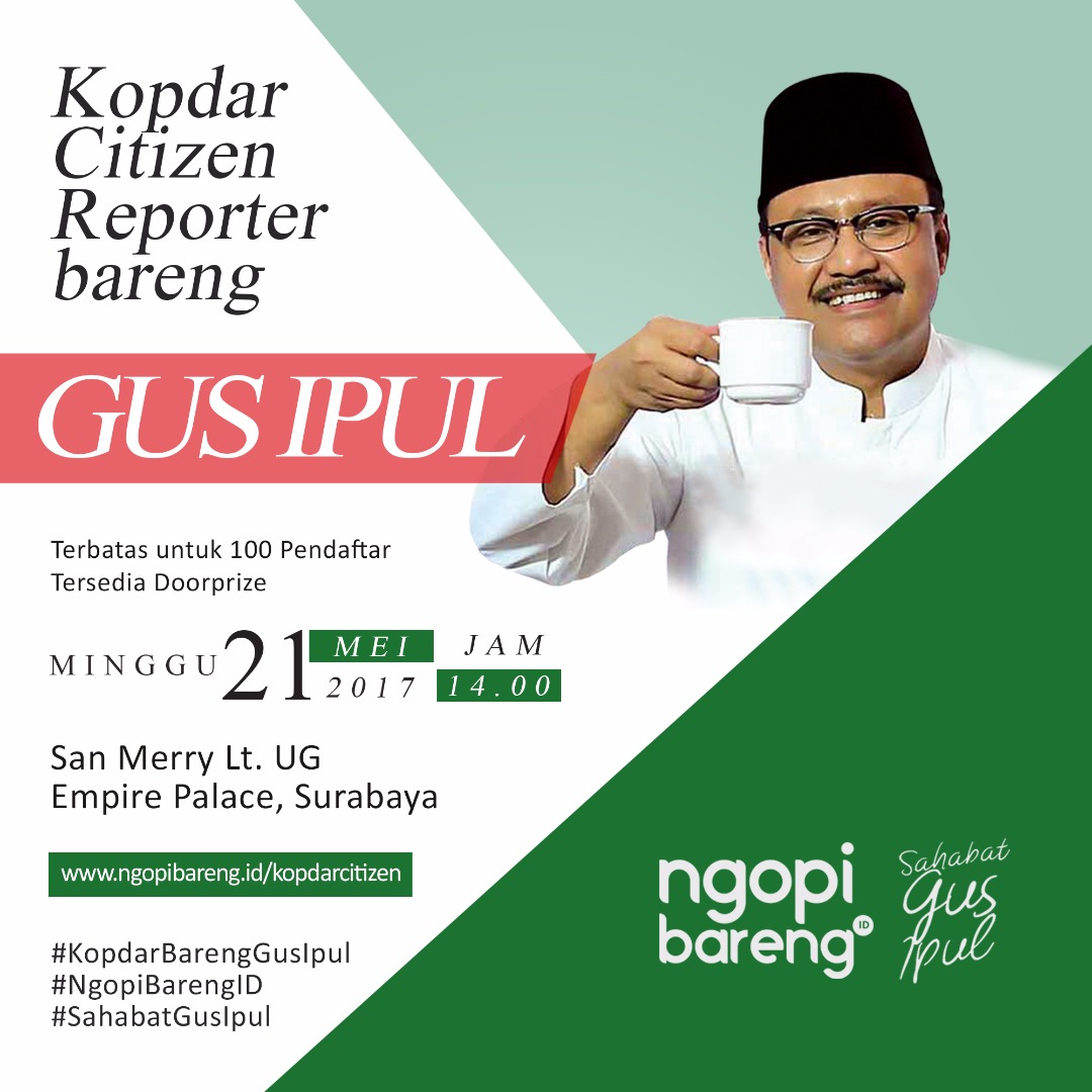 Kopdar Citizen Reporter Bareng Gus Ipul