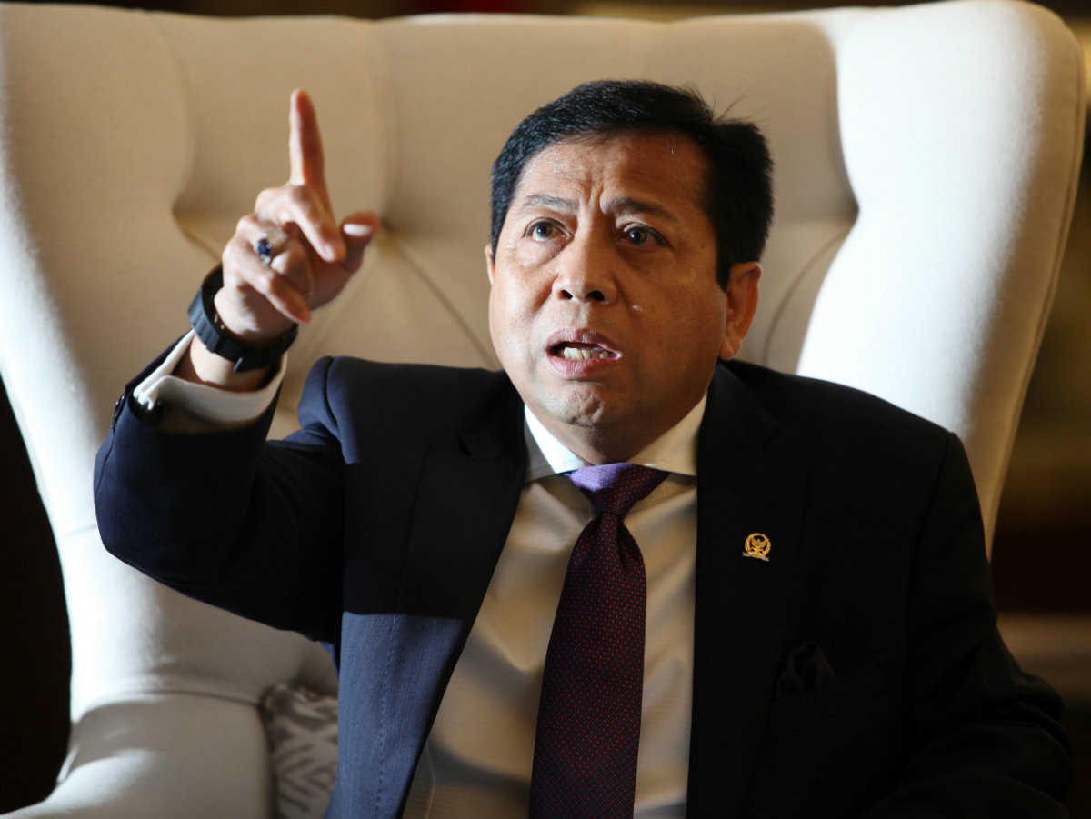 Ketua Dewan Perwakilan Rakyat (DPR) Setya Novanto.