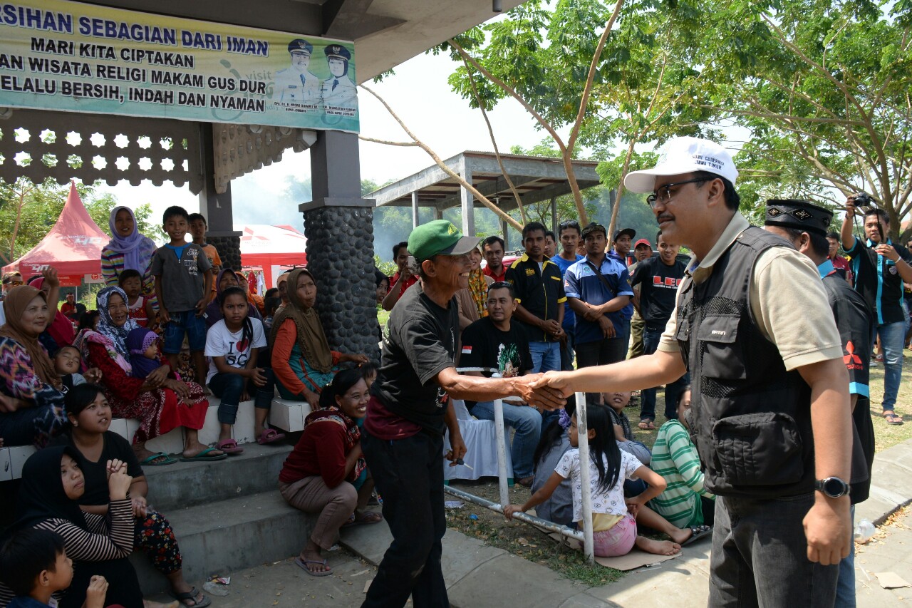 Wagub Jatim Gus Ipul saat hadiri Tasyakuran & Muwada’ah  Kelas IX Madrasah Tsanawiyah Negeri Tambakberas Jombang, Minggu (21/5).