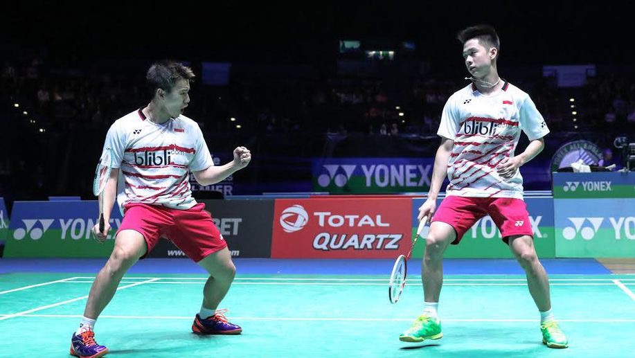 Kevin Sanjaya Sukamuljo/Marcus Fernaldi Gideon.