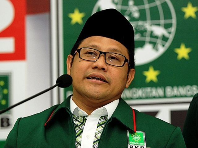 Ketua  Umum PKB (Partai Kebangkitan Bangsa) Muhaimin Iskandar