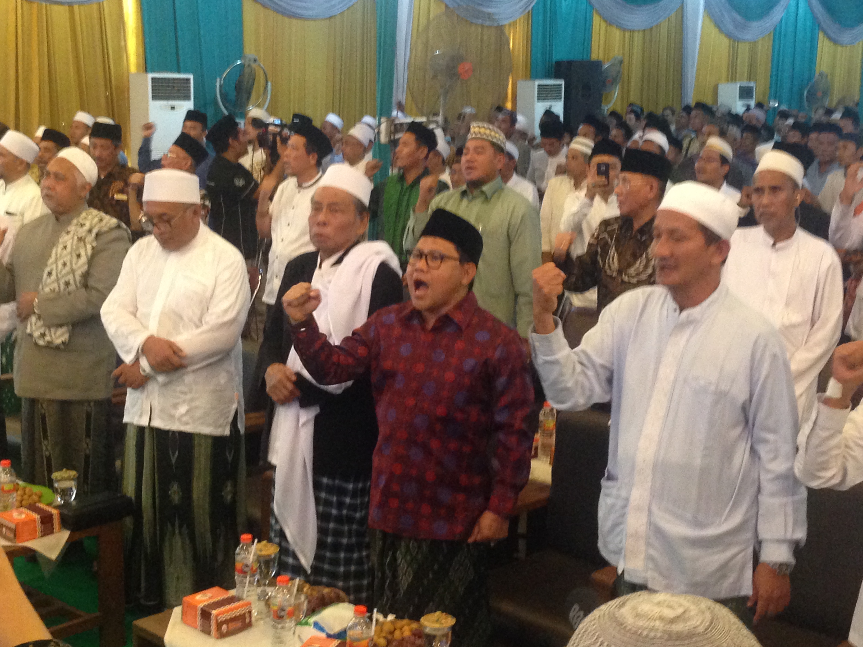 Musyawarah kubro  PKB dan 1000 kiai NU di Pondok Pesantren Bumi Shalawat, Sidoarjo Kamis (25/5) siang.