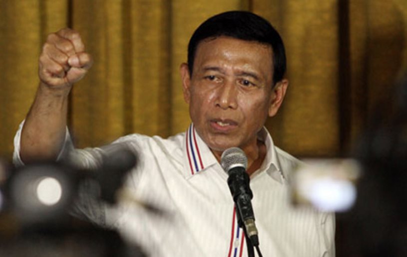 Menkopolhukam Wiranto.