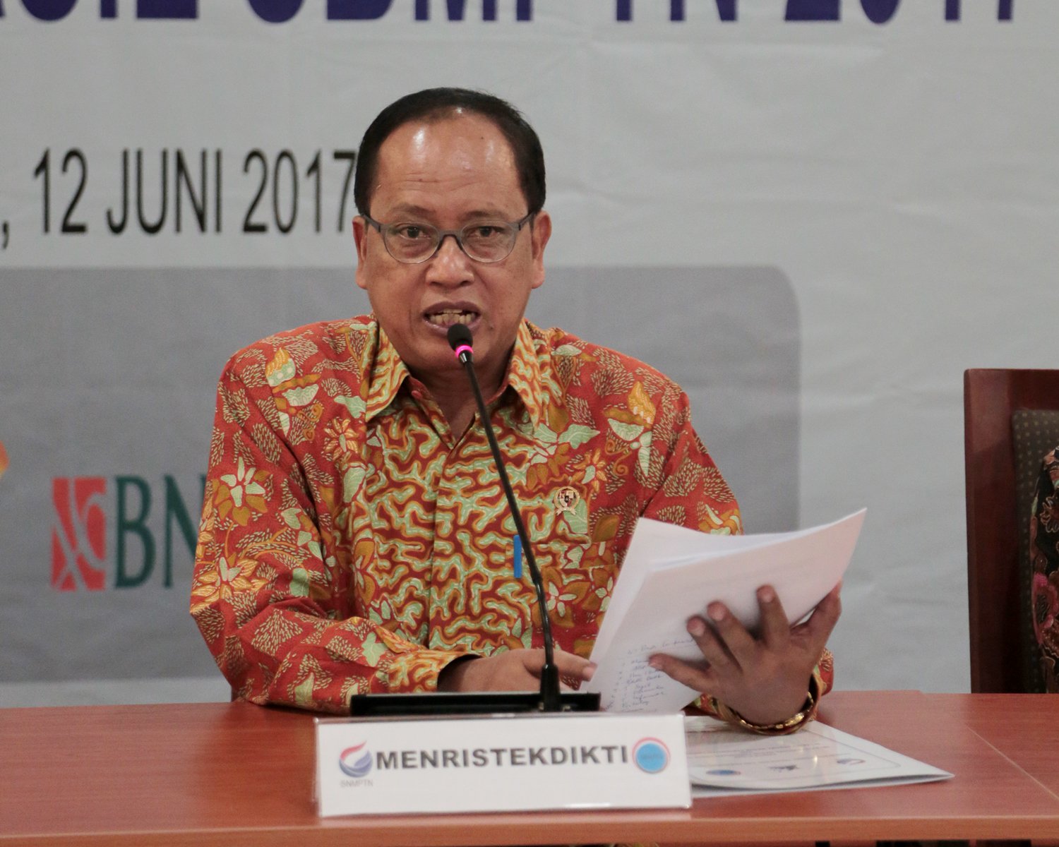 Menristekdikti Mohamad Nasir. (Foto: Dok. Kemenristekdikti)