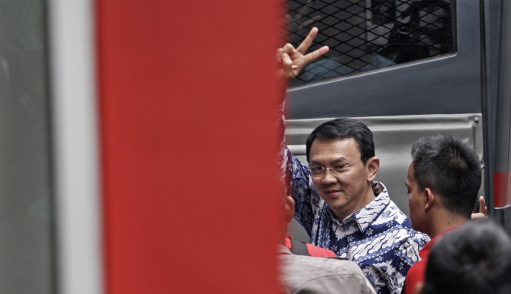 Ahok menjalani masa hukuman di Rutan Mako Brimob Depok. (Foto: Antara)