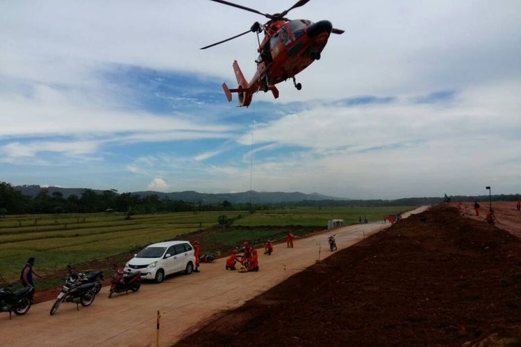 Helikopter Basarnas. (Foto: kompas)