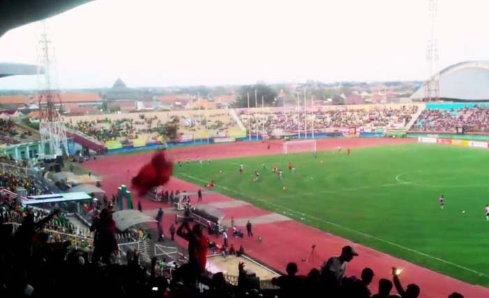 Stadion Gelora Delta Sidoarjo, yang akan jadi home base Mojokerto Putra. (foto:dokumentasi)