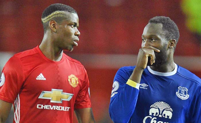 Paul Pogba dan Romelu Lukaku. (foto:dokumentasi)