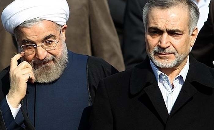 Hossein Fereydoun (kanan) dan kakaknya, Presiden Iran Hassan Rouhani. (foto:farsi)