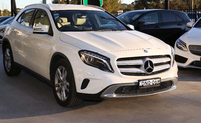 Mercedes Benz GLA200 automatic diesel. (dokumentasi)