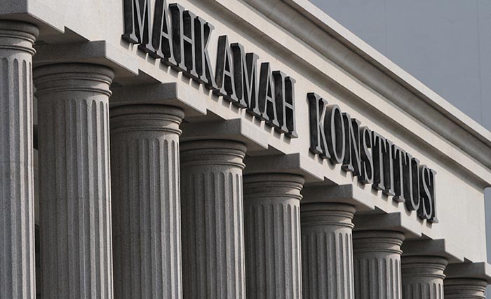 Gedung Mahkamah Konstitusi di Jl. Merdeka Barat Jakarta Pusat. (foto: dokumentasi)