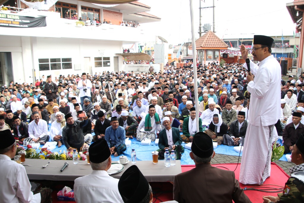 Wagub Jatim Saifullah Yusuf saat dzikrul ghofilin di Malang