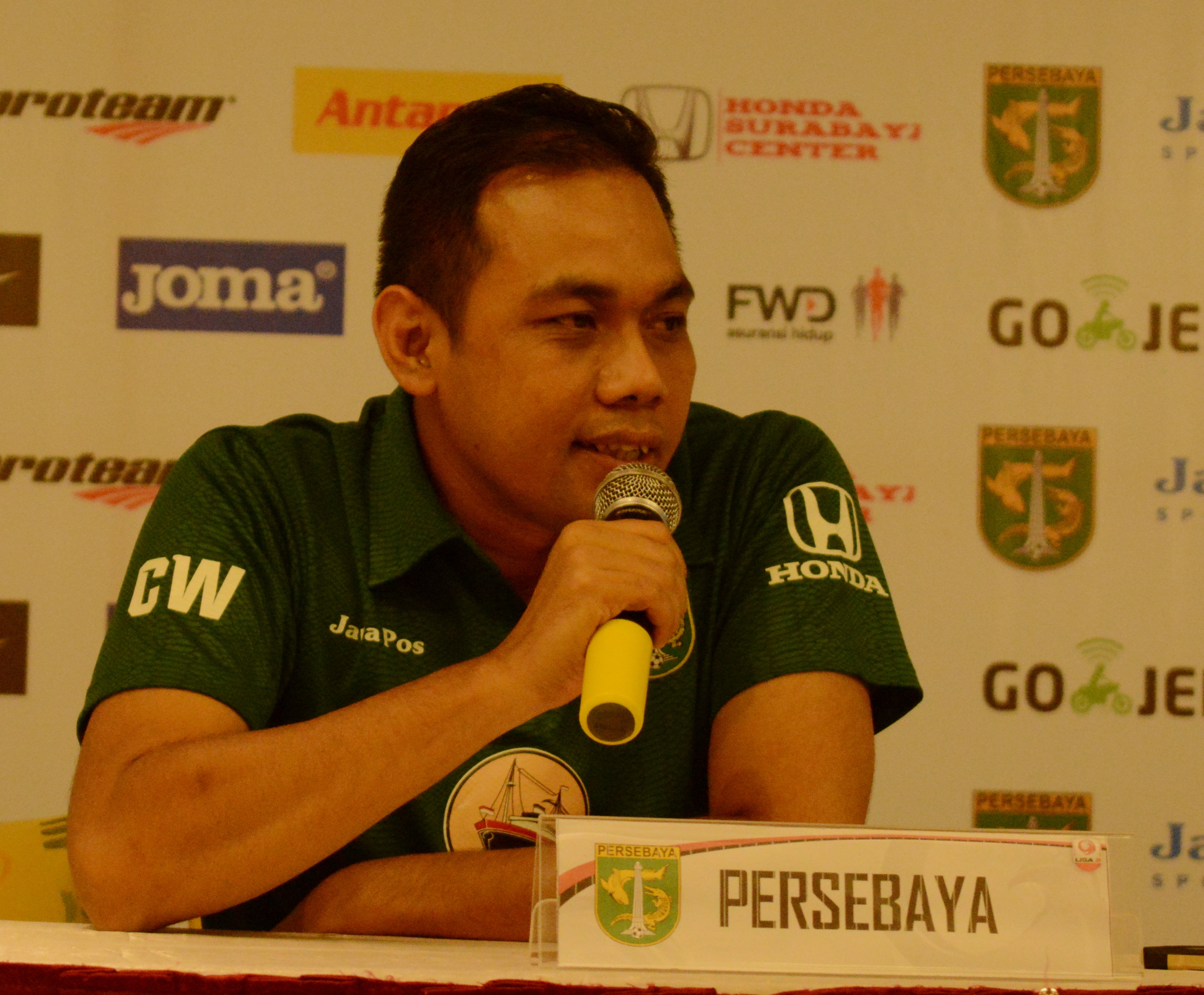 Direktur tim Persebaya, Chandra Wahyudi. (foto: hrs/ngopibareng.id)