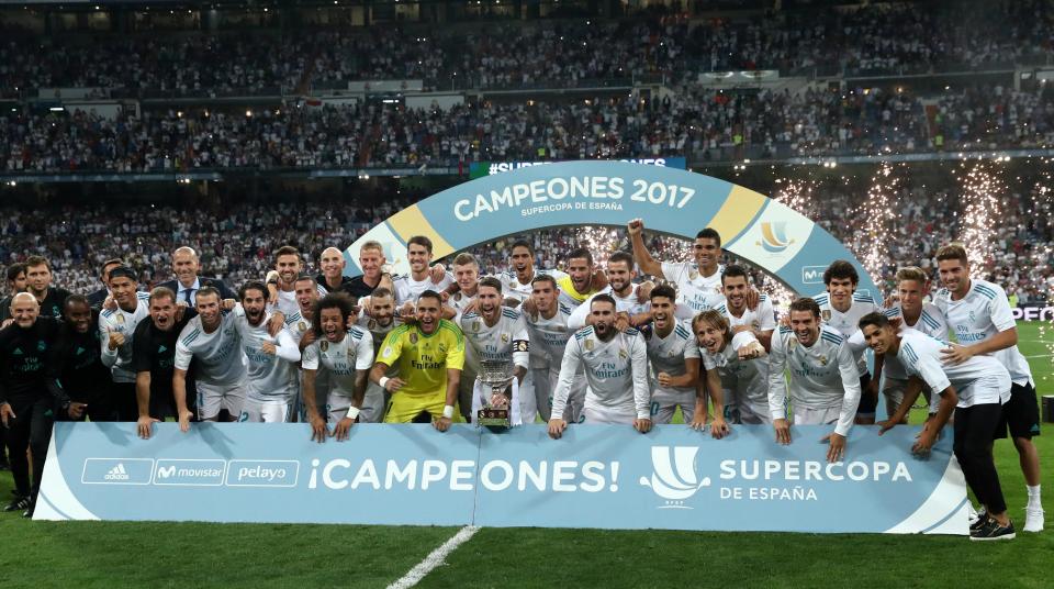 Real Madrid memastikan gelar Piala Super Spanyol 2017 setelah di leg kedua mengalahkan Barcelona, 2-0, tadi pagi