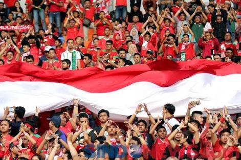 Suporter Indonesia di SEA Games