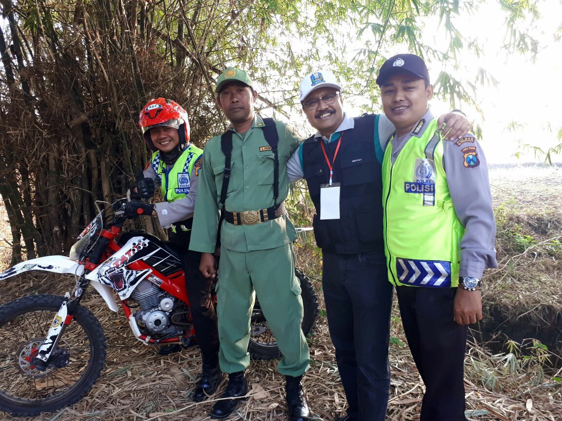 Wagub Jatim Saifullah Yusuf di sela memberangkatkan Fun Bike di Bojonegoro, Minggu (27/8/2017)