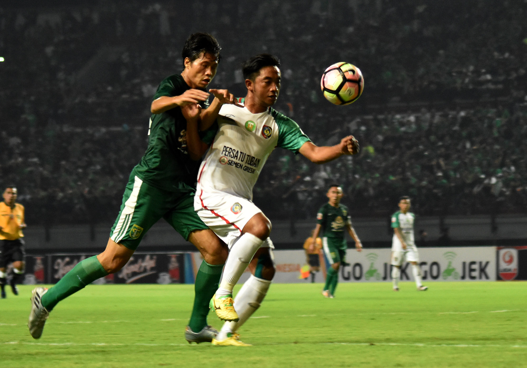 Persebaya Surabaya ditahan imbang Persatu Tuban, di di  Stadion Loka Jaya, pada Senin (28/8). (foto: dok. ngopibareng.id)