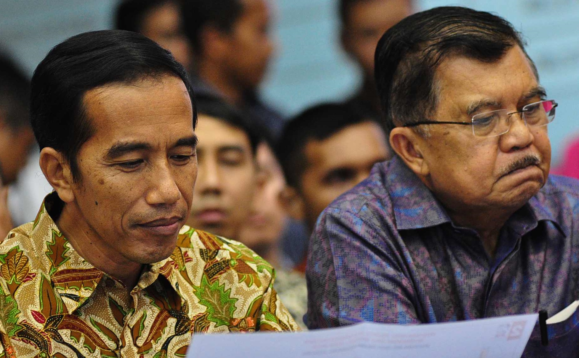 Jokowi daan Jusuf Kalla.