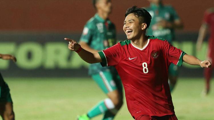 Sembuh dari demam, Witan Sulaeman siap tampil melawan Vietnam di Piala AFF U18, Senin, 11 September 2017,  nanti malam 