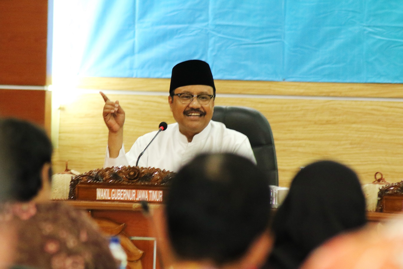 Wagub Jatim Saifullah Yusuf (Gus Ipul) saat rakor kehutanan