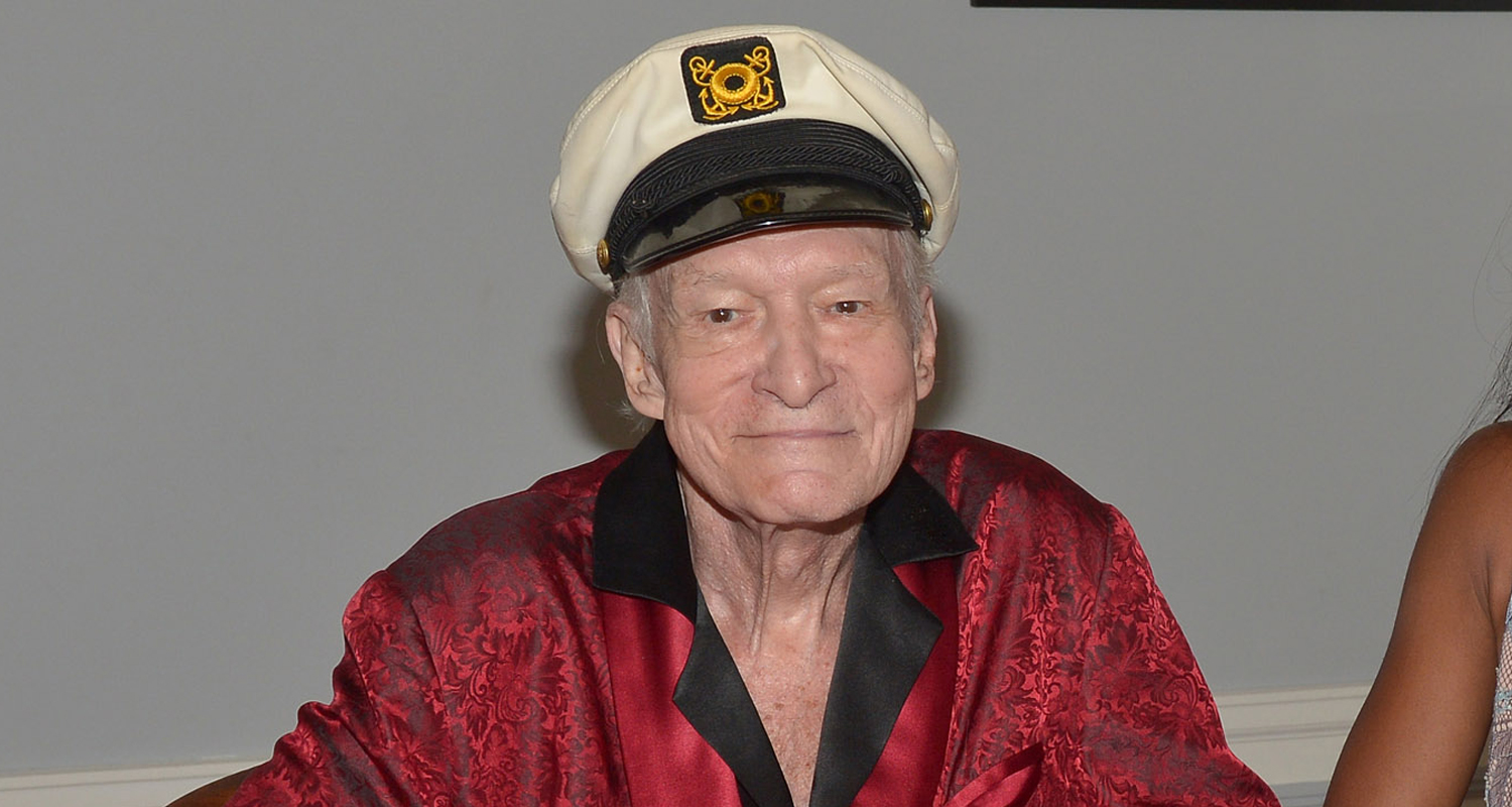  Pendiri majalah Playboy Hugh Hefner.