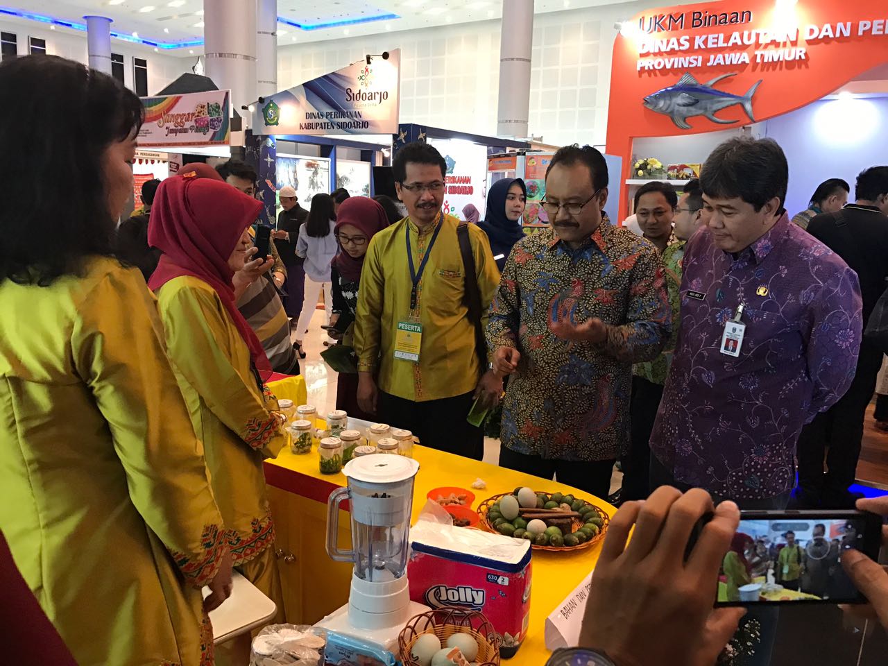 Wakil Gubernur Jawa Timur Saifullah Yusuf (Gus Ipul) saat membuka Pameran Terpadu 2017, di Exhibition Hall Grand City Surabaya, Kamis 28 September 2017. (foto: Humas Jatim)