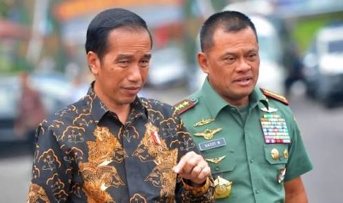 Presiden Joko Widodo dan Panglima TNI Jenderal Gatot Nurmantyo. (Foto: Jurnal3)  