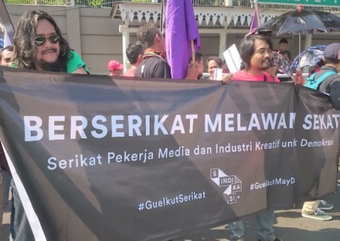 Serikat Pekerja Media dan Industri Kreatif untuk Demokrasi (SINDIKASI). (Foto: rilis.id)