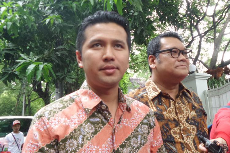 Bupati Trenggalek Emil Elestianto, seusai bertemu Megawati. (Foto: Kompas)