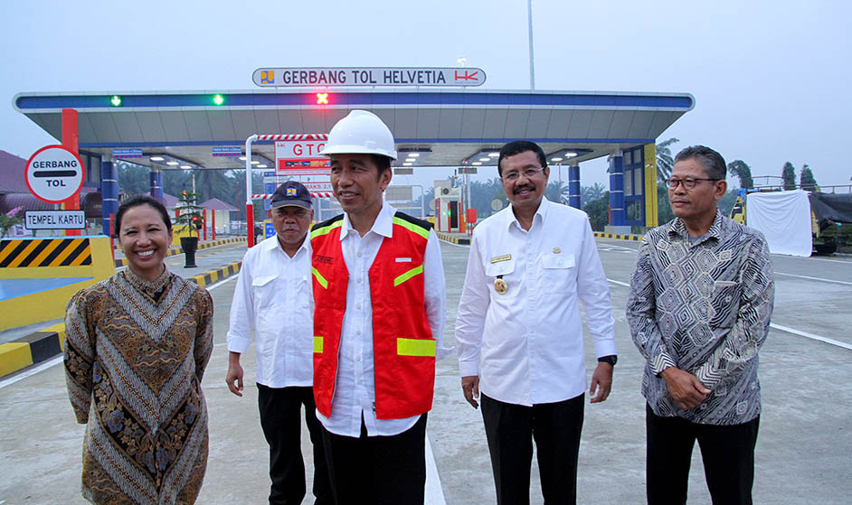 Presiden resmikan jalan tol Medan-Binjai