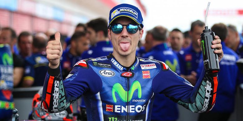 Pebalap Movistar Yamaha, Maverick Vinales.