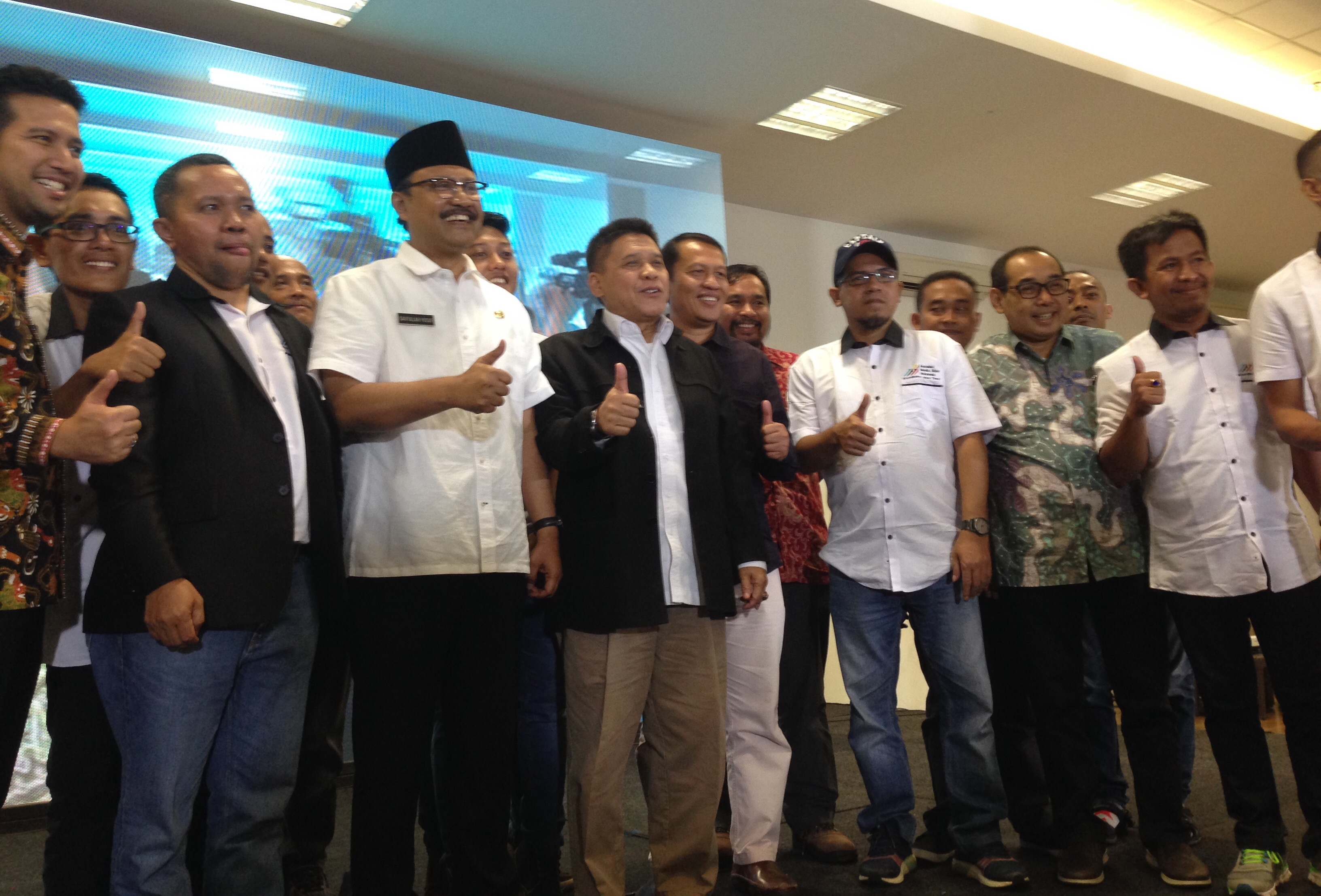 Gus Ipul saat membuka konferwil Jawa Timur, Rabu, 25 Oktober 2017. (Foto: frd)