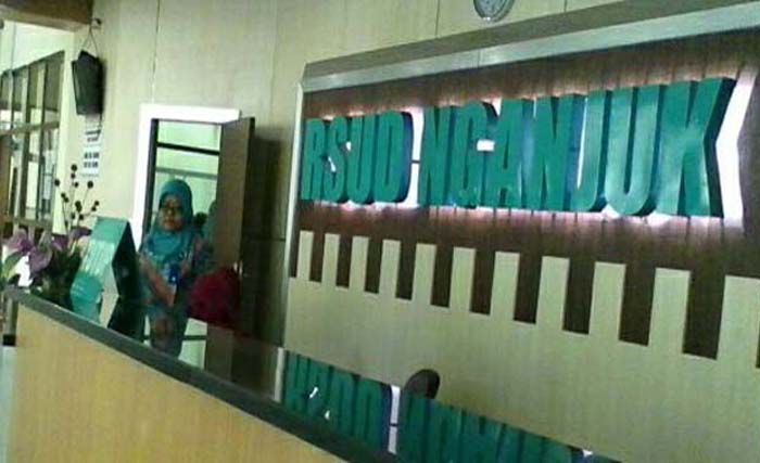 Ruang Penerimaan RSUD Nganjuk. (foto: beritametro)