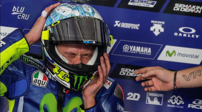 Pebalap Movistar Yamaha, Valentino Rossi.