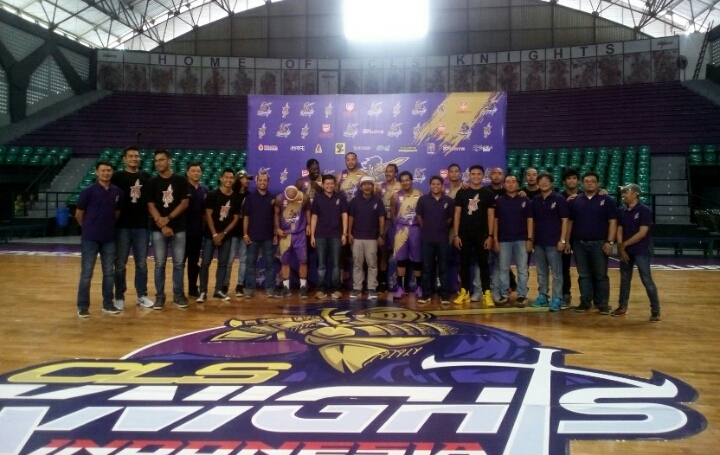 Tim bola basket asal Surabaya, CLS Knights hari ini rilis logo barunya. (foto: hrs/ngopibareng)