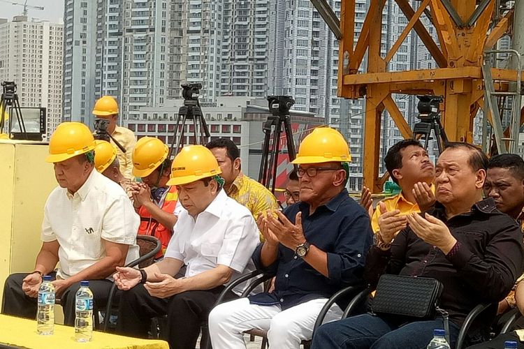 Ketua Umum Golkar Setya Novanto dalam acara peresmian gedung baru di Kantor DPP Golkar.( Foto: Kompas.com/Rakhmat Nur Hakim)