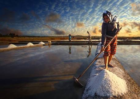 Petani Garam. Foto : Istimewa