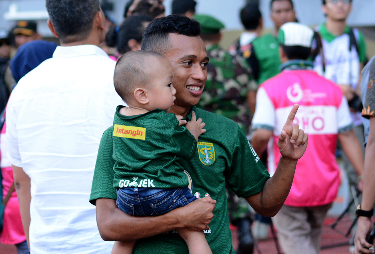 Pemain Persebaya Surabaya, Irfan Jaya. (foto: ngopibareng.id)