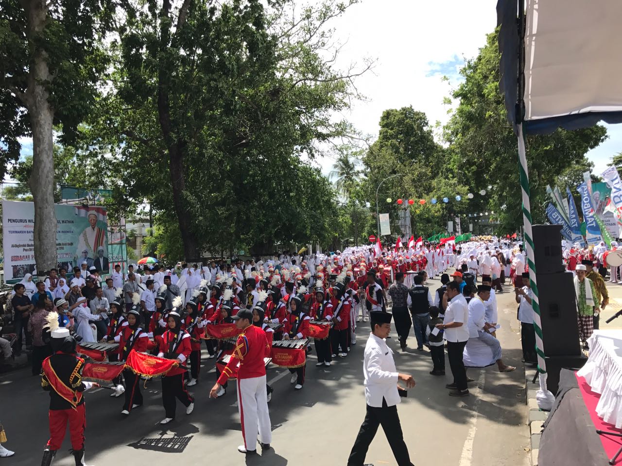 PERSIAPAN: Suasana persiapan Munas Alim Ulama dan Konbes NU di NTB. (foto: ist)