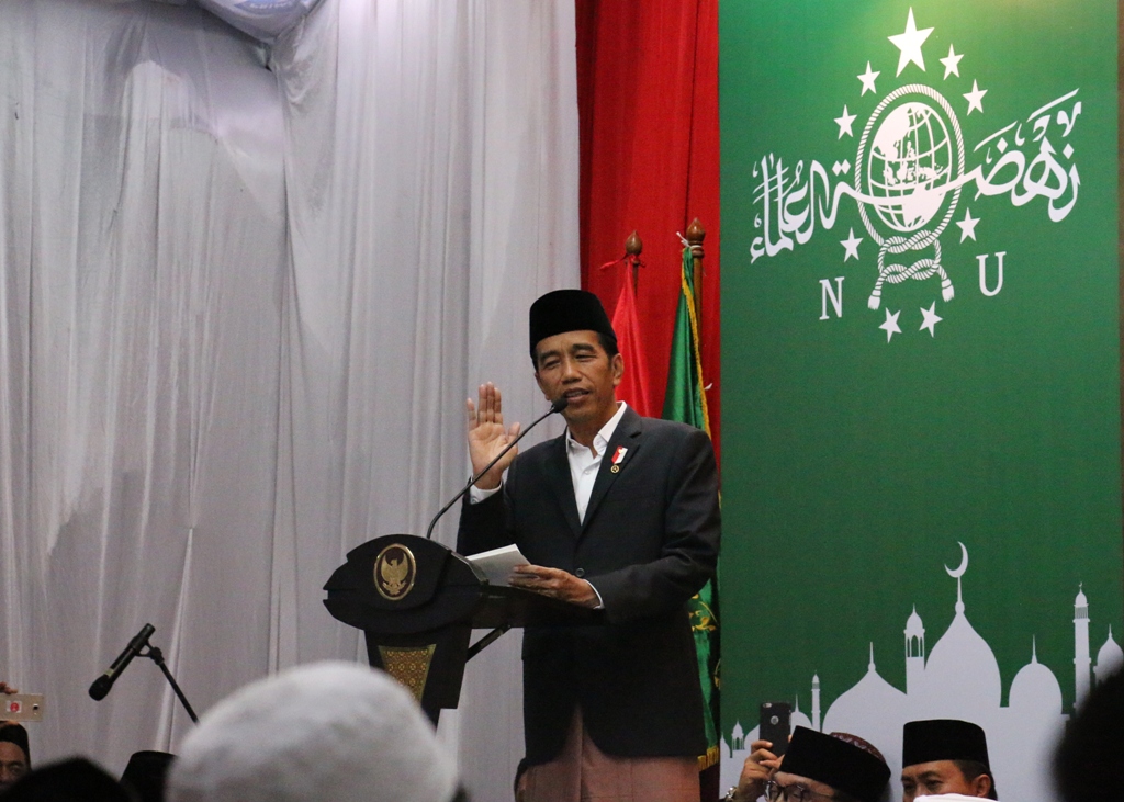 Presiden Joko Widodo, Buka Munas-Konbes NU 2017 di Islamic Cente