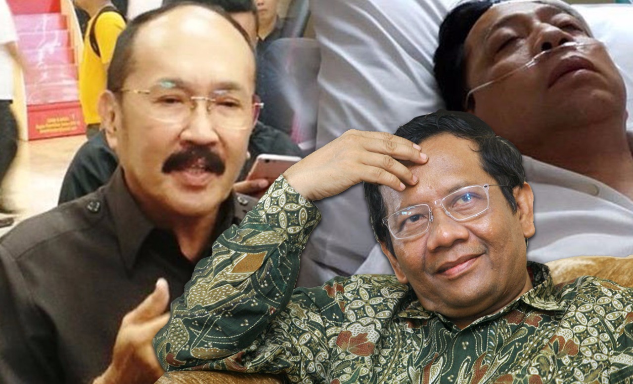 Fredrich Yunadi, Setya Novanto dan Mahfud MD. (Foto: kolase/faizal)